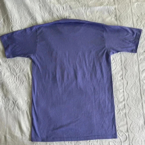 Vintage Sparkly Utah Mtn Landscape 1993 Tee T-Shirt Deadstock Purple Women’s M - Picture 9 of 15